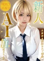 AIFOCS-002 新人 AI 正統派美少女スター生まれの金髪Hcup 櫻井凛花