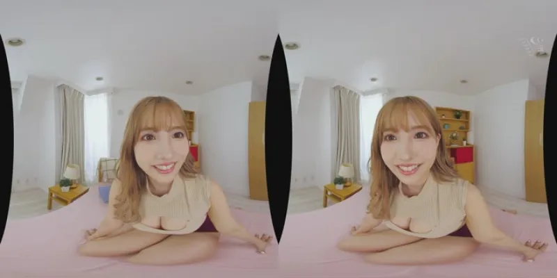 【VR】彼女がいるのに密着ささやき淫语で口説いてくる色気ムンムン巨胸お姉さん超诱惑VR 三上悠亜